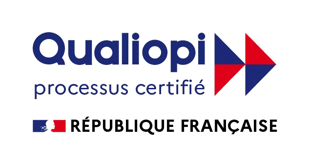 Logo Qualiopi, processus certifié par la République Française pour les organismes de formation.