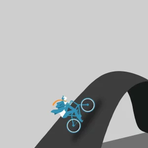 illustration qualiopi homme faisant du vélo