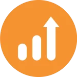 pictogramme orange progression