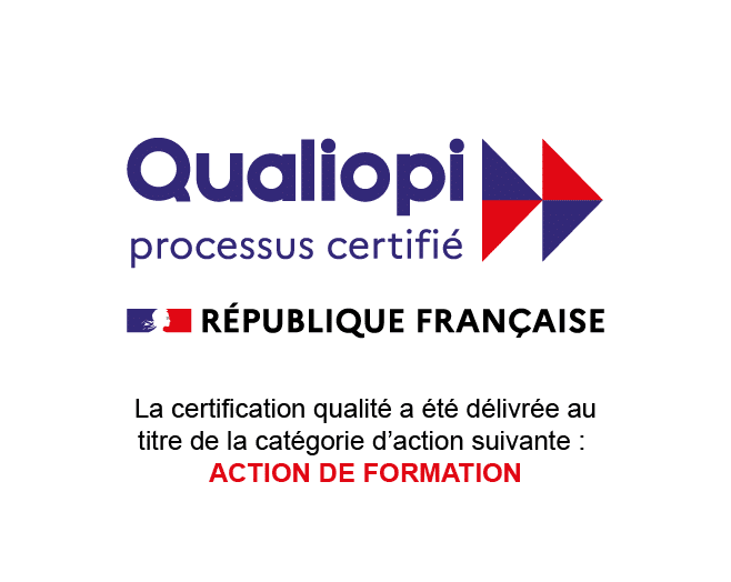 logo qualiopi + phrase