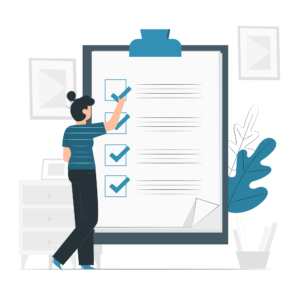 illustration évaluation checklist