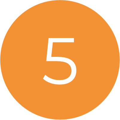 icône chiffre 5