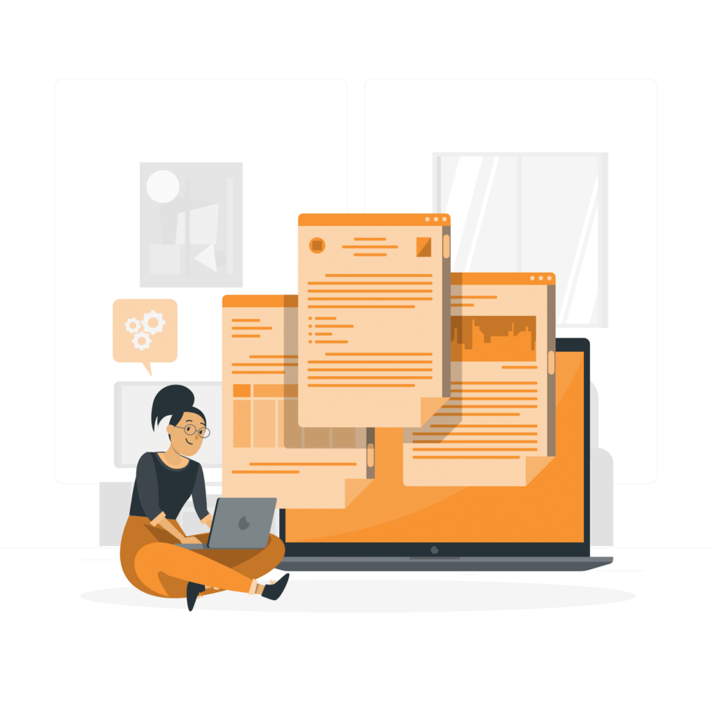 femme étudie travail analyse documents