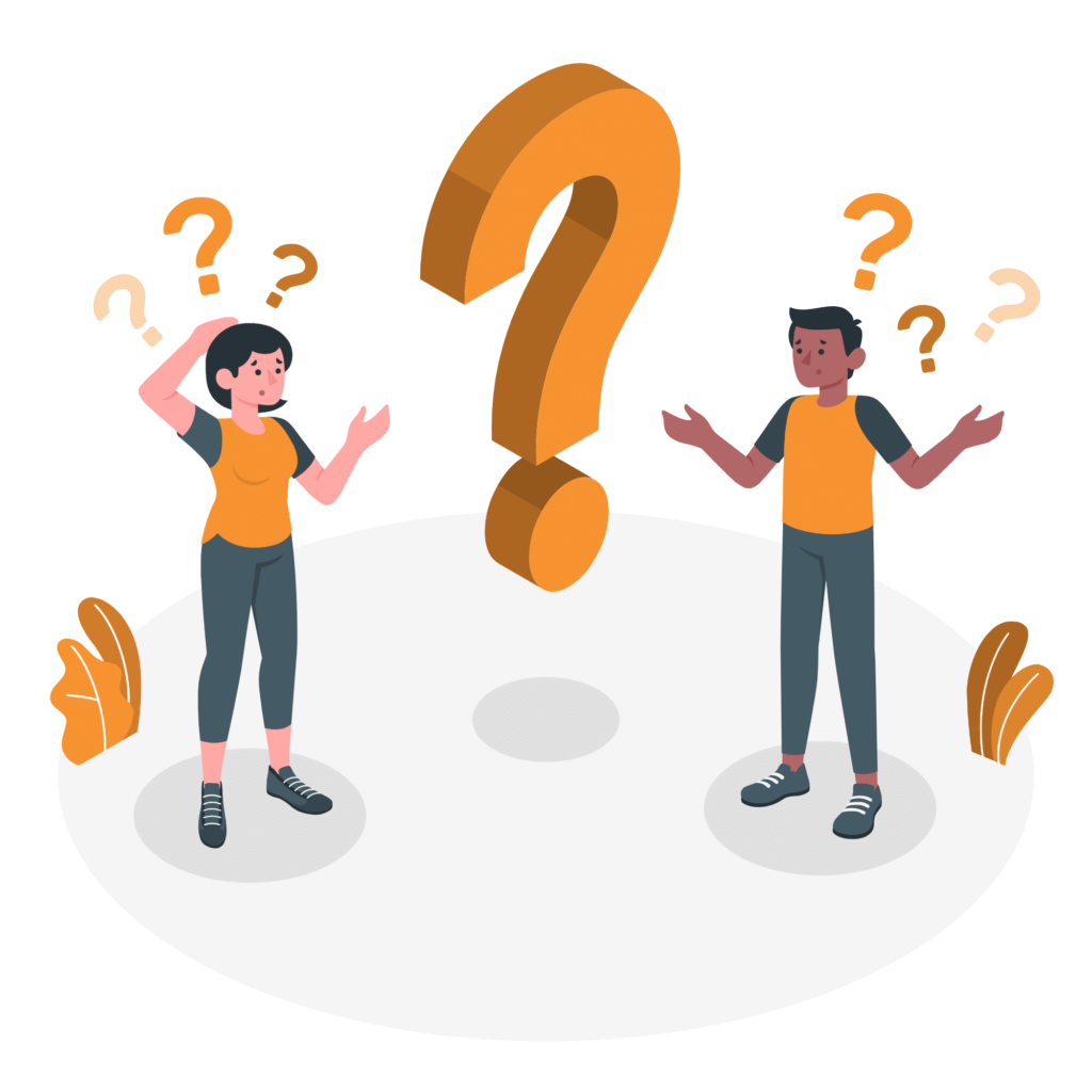 deux personnes se questionnent