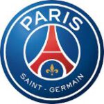 Logo du Paris Saint-Germain avec la tour Eiffel et une fleur de lys meilleur club du monde