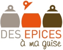 Logo de Des Épices à ma Guise avec trois pots