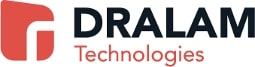 Logo de Dralam Technologies rouge et noir