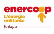 Logo Enercoop Bretagne avec slogan L&#039;énergie militante