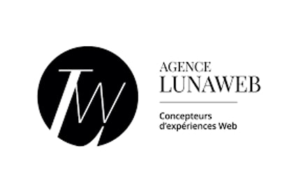Logo de l'Agence LunaWeb, spécialisée en conception d'expériences web