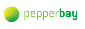 Logo de Pepperbay vert et jaune