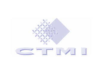 Logo de CTMI en duotone bleu et blanc
