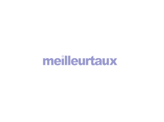 Logo du comparateur de taux Meilleurtaux en duotone bleu et blanc