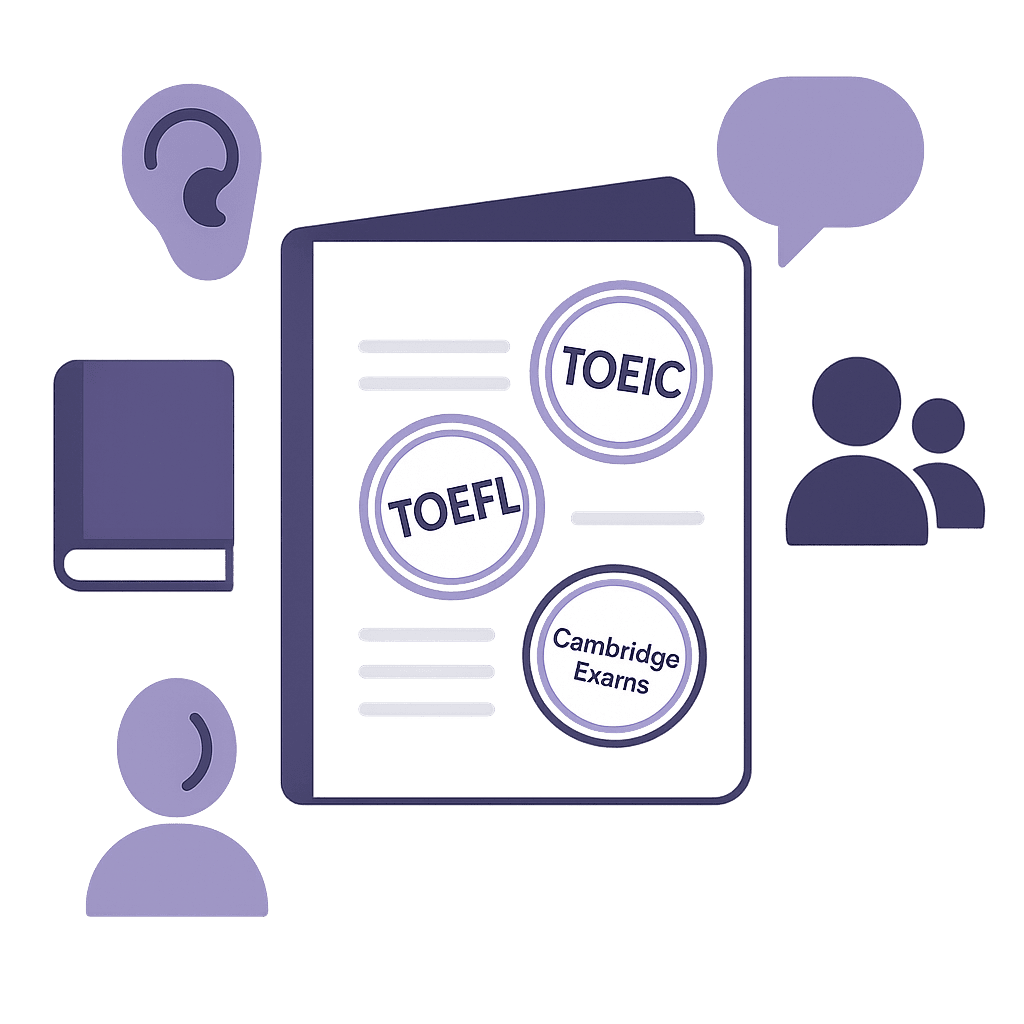 illustration-passeport-certification-langue-flat-design