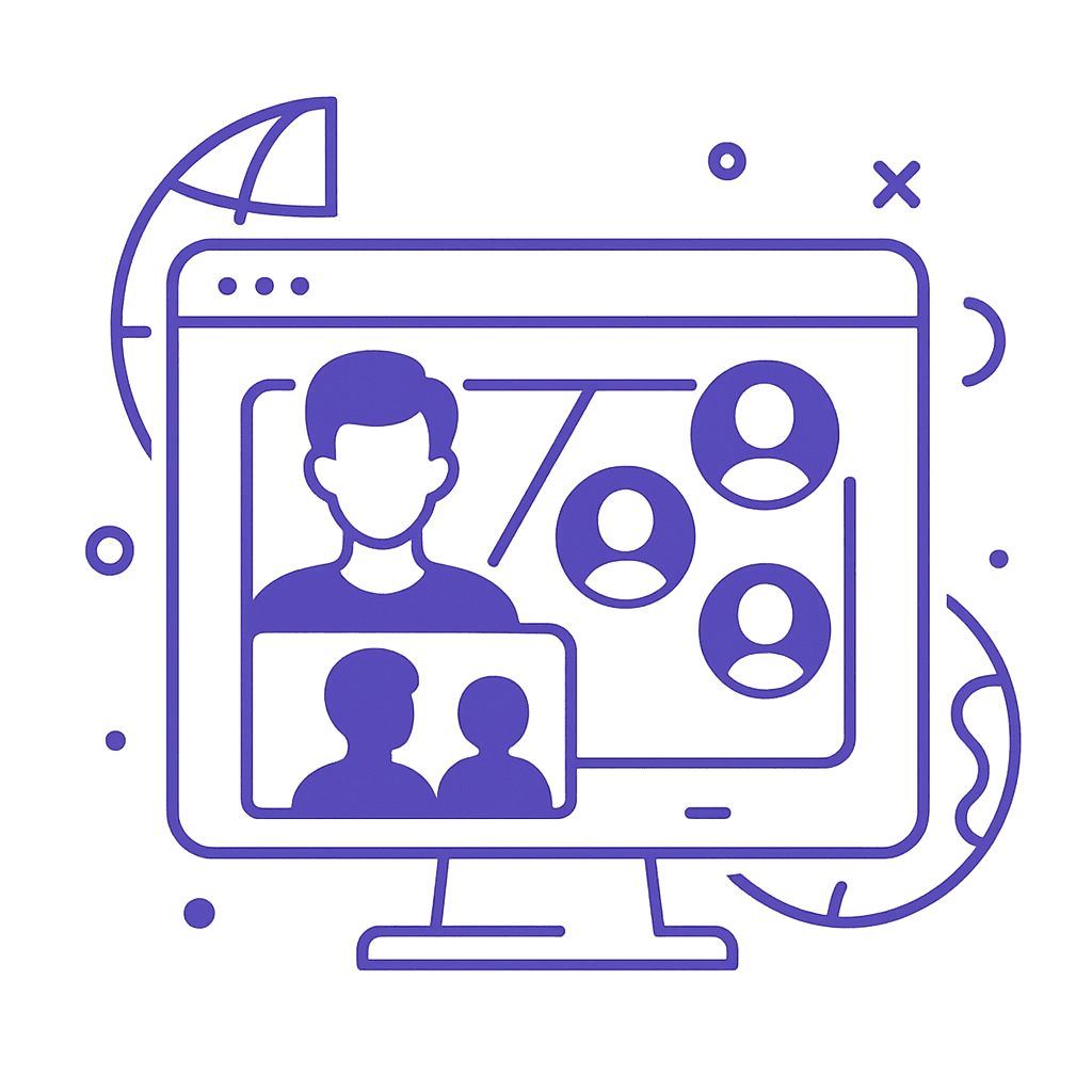 illustration-classe-connectee-mondiale-flat-design