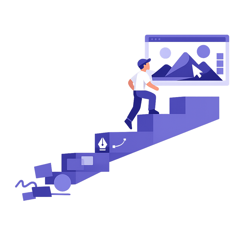 La formation « Créer des visuels vectoriels professionnels avec Illustrator » a été conçue pour accompagner les débutants comme les professionnels souhaitant structurer ou approfondir leurs compétences en design graphique.