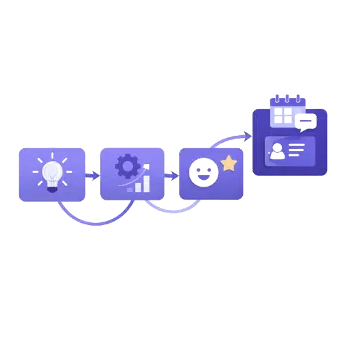 illustration-methode-cause-effet-chaine-logique-action-flat-design