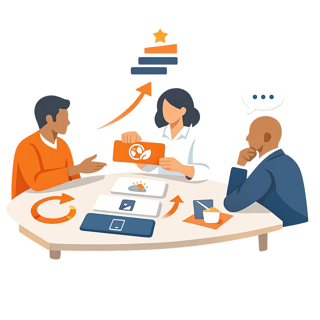 illustration-hierarchisation-enjeux-rse-flat-design