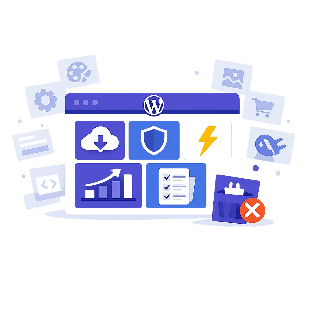 illustration-wordpress-extensions-themes-flat-design