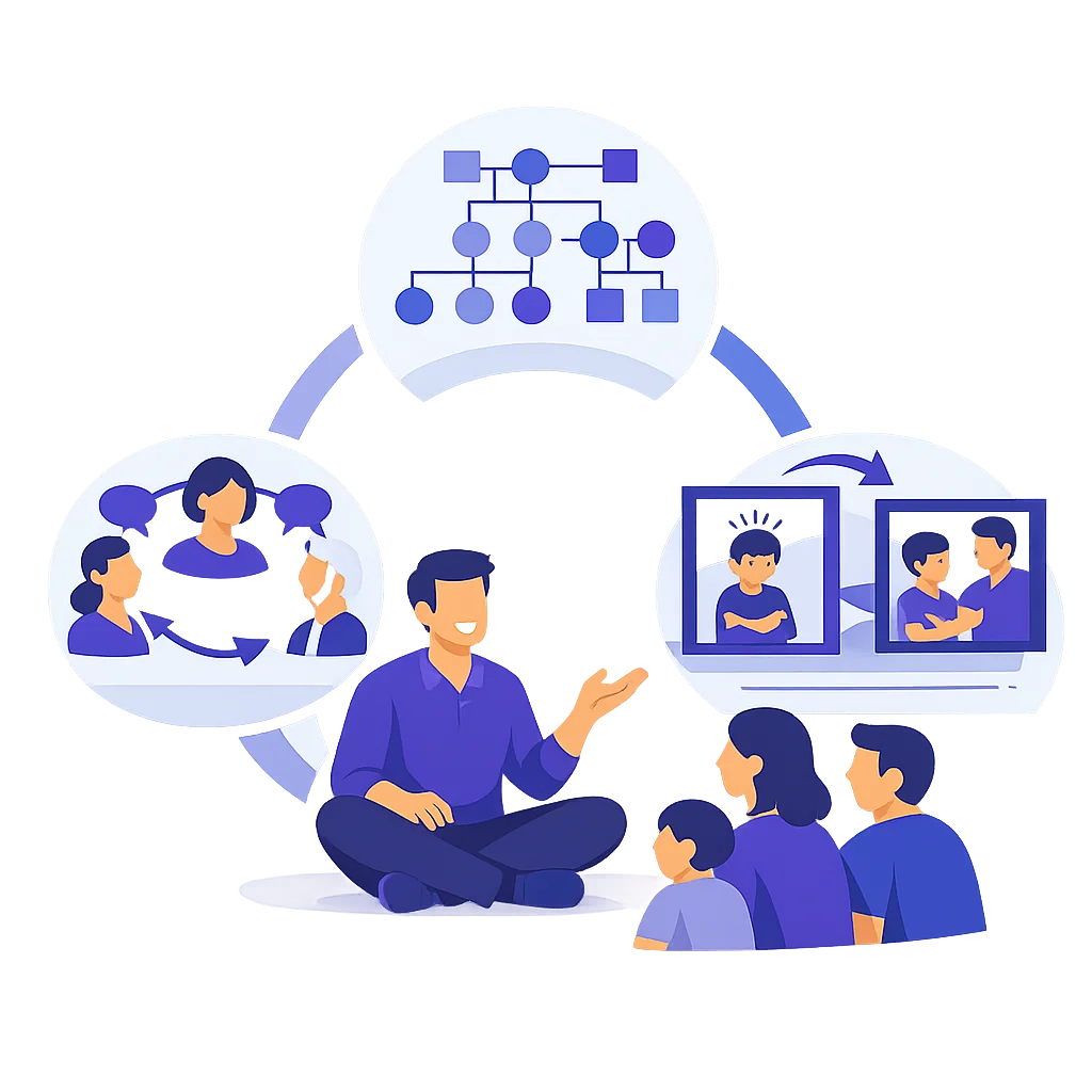 techniques-animation-entretien-familial-flat-design